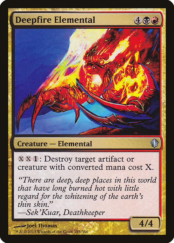 Deepfire Elemental [Commander 2013] | Golgari Games