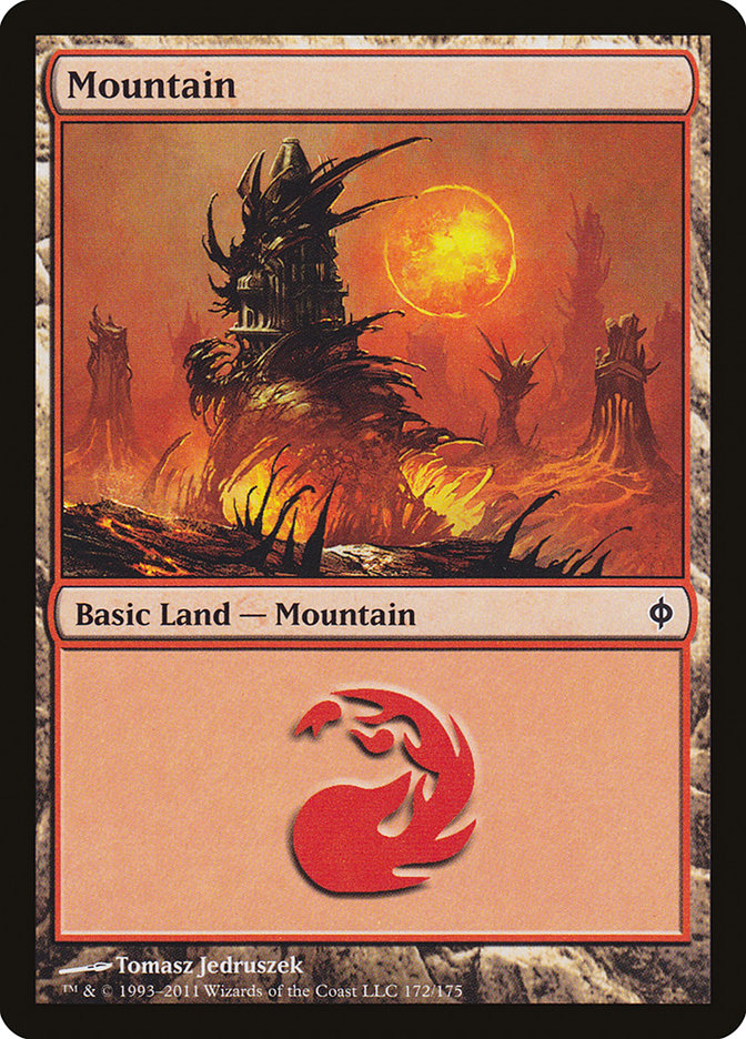 Mountain (172) [New Phyrexia] | Golgari Games