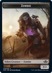 Snake // Zombie Double-sided Token [Commander Collection: Black Tokens] | Golgari Games