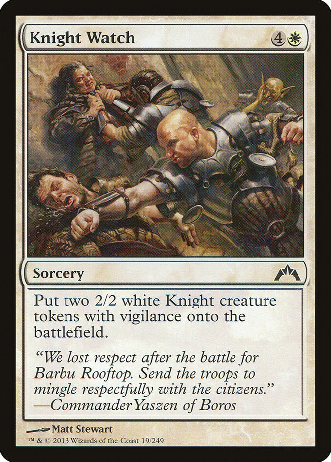 Knight Watch [Gatecrash] | Local Legends