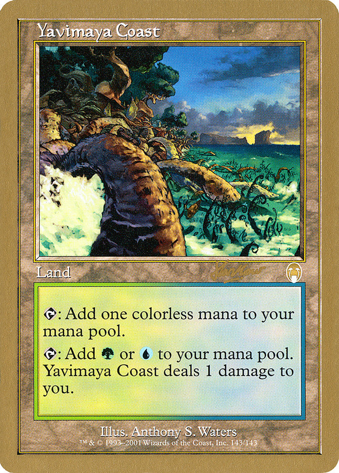 Yavimaya Coast (Sim Han How) [World Championship Decks 2002] | Golgari Games