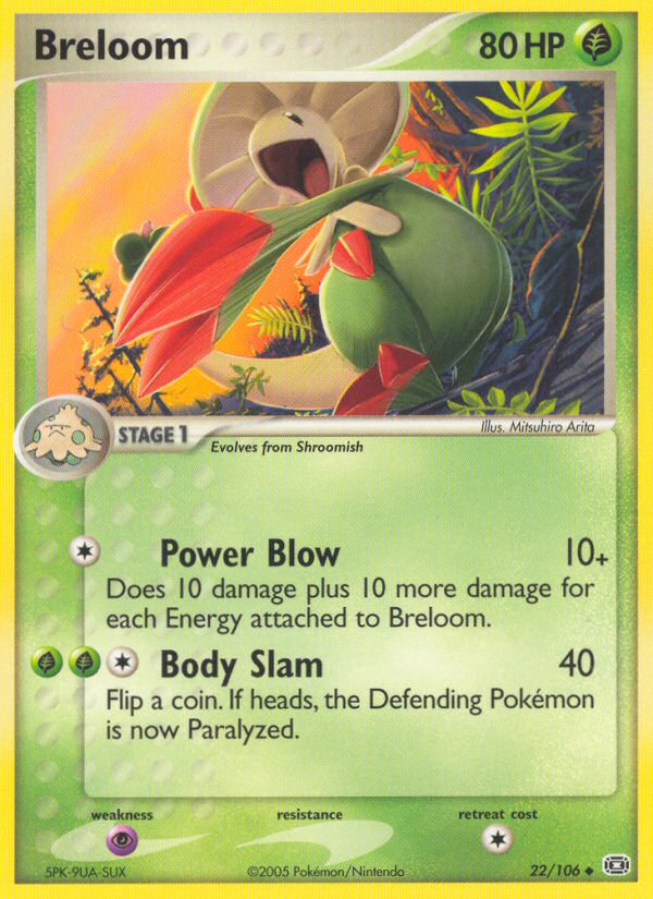 Breloom (22/106) [EX: Emerald] | Golgari Games