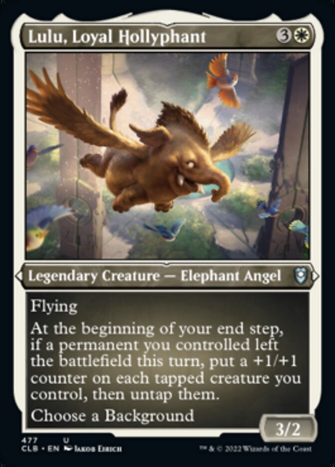 Lulu, Loyal Hollyphant (Foil Etched) [Commander Legends: Battle for Baldur's Gate] | Local Legends