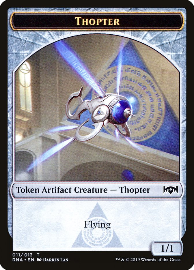 Thopter Token [Ravnica Allegiance Tokens] | Golgari Games