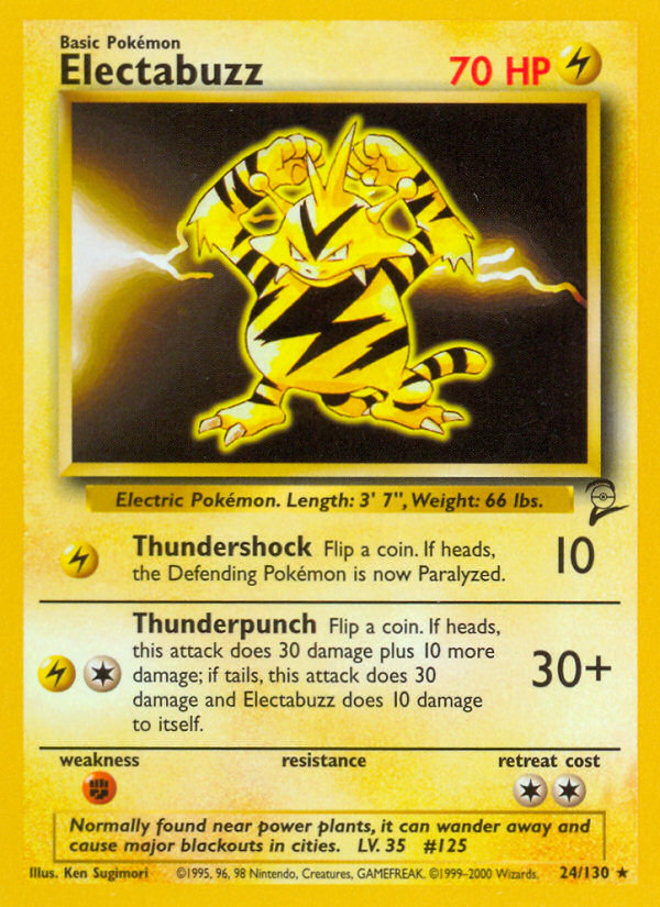 Electabuzz (24/130) [Base Set 2] | Golgari Games