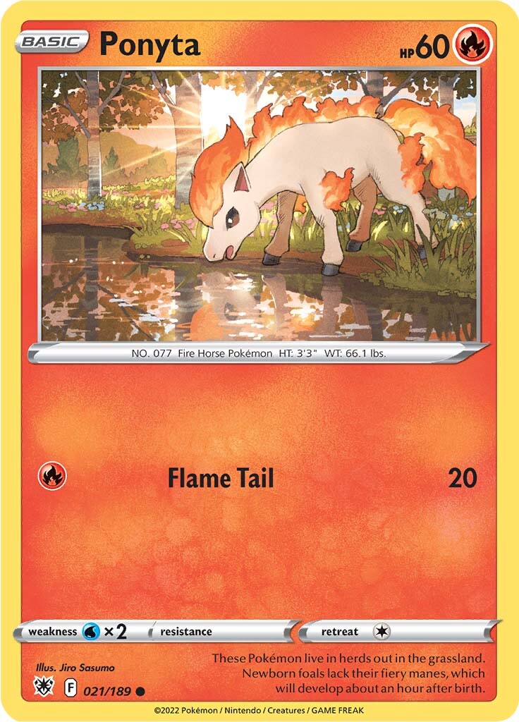 Ponyta (021/189) [Sword & Shield: Astral Radiance] | Golgari Games