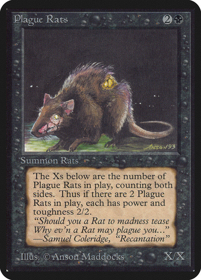 Plague Rats [Alpha Edition] | Golgari Games