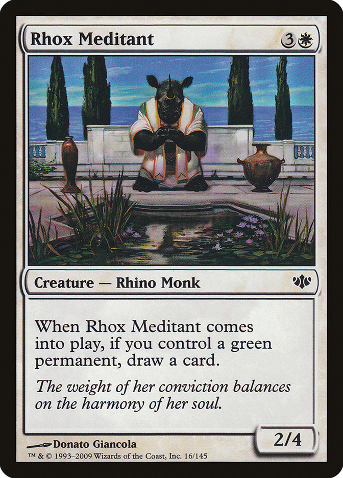 Rhox Meditant [Conflux] | Golgari Games