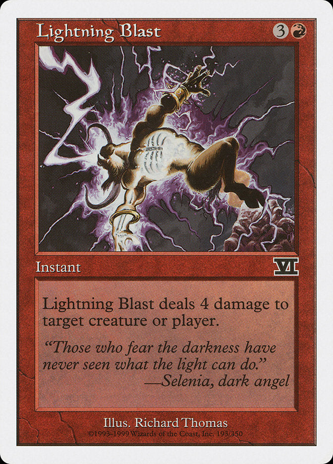 Lightning Blast [Classic Sixth Edition] | Golgari Games