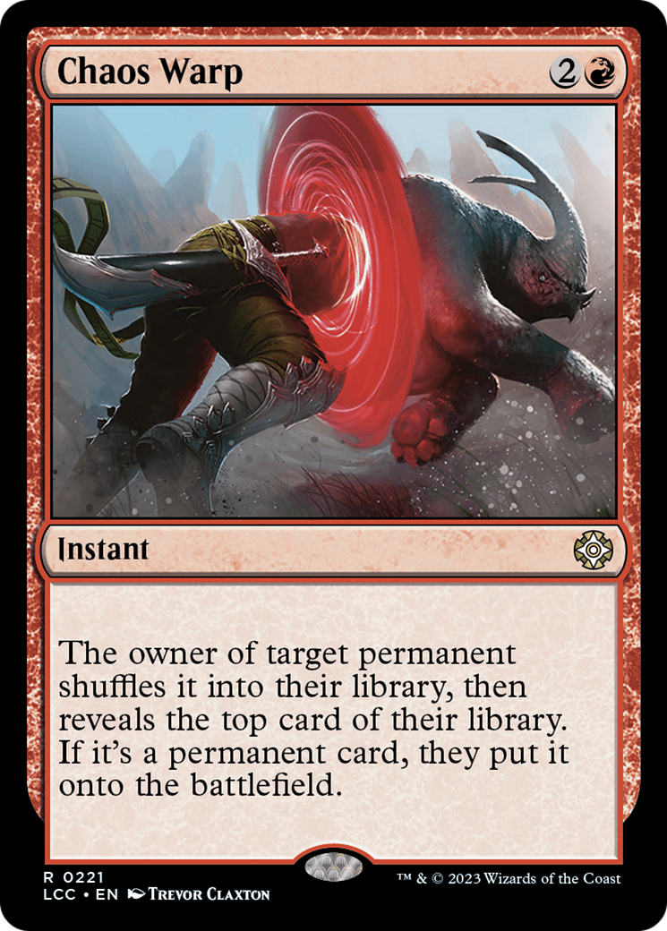 Chaos Warp [The Lost Caverns of Ixalan Commander] | Local Legends