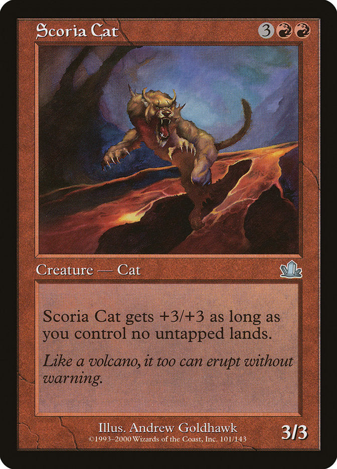 Scoria Cat [Prophecy] | Golgari Games