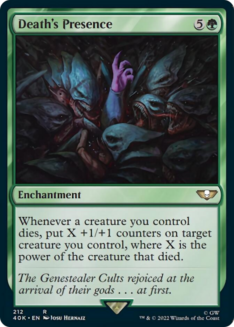 Death's Presence (Surge Foil) [Universes Beyond: Warhammer 40,000] | Local Legends