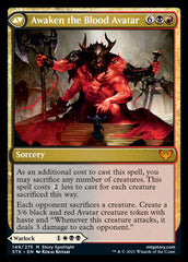 Extus, Oriq Overlord // Awaken the Blood Avatar [Strixhaven: School of Mages] | Golgari Games