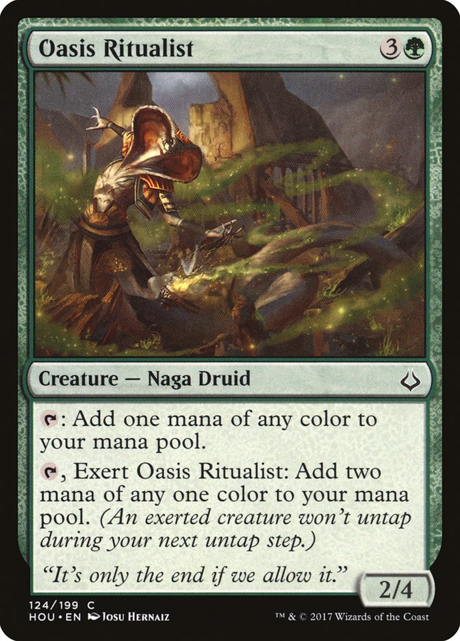 Oasis Ritualist [Hour of Devastation] | Golgari Games