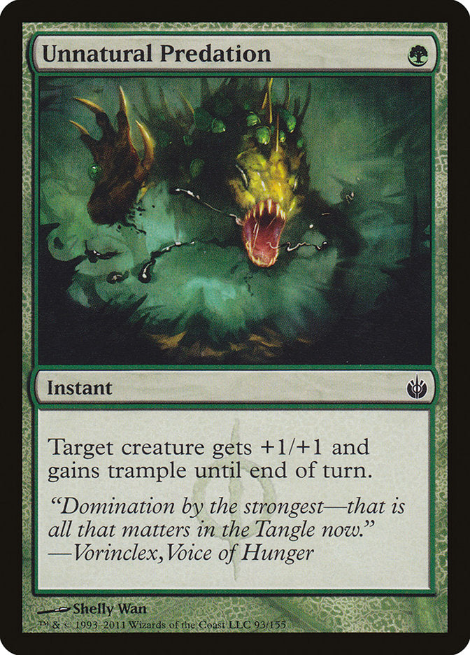 Unnatural Predation [Mirrodin Besieged] | Local Legends