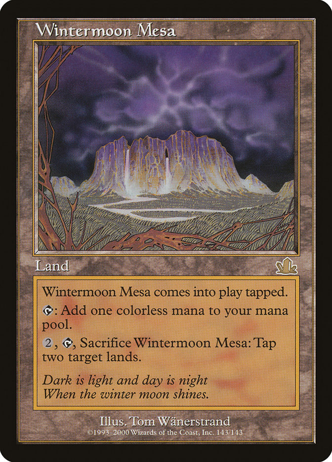 Wintermoon Mesa [Prophecy] | Golgari Games