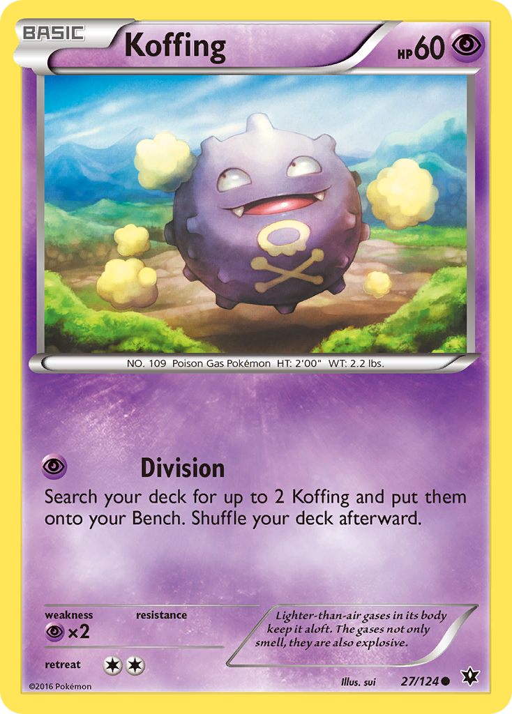 Koffing (27/124) [XY: Fates Collide] | Golgari Games