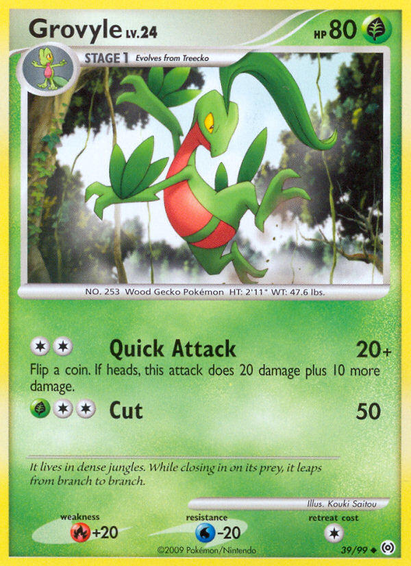 Grovyle (39/99) [Platinum: Arceus] | Golgari Games