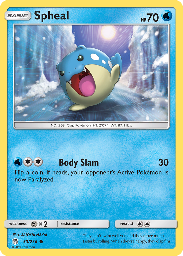 Spheal (50/236) [Sun & Moon: Cosmic Eclipse] | Local Legends