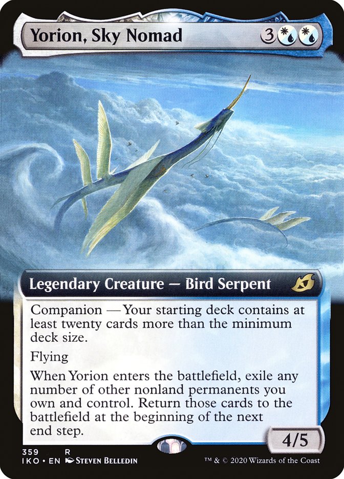 Yorion, Sky Nomad (Extended Art) [Ikoria: Lair of Behemoths] | Golgari Games