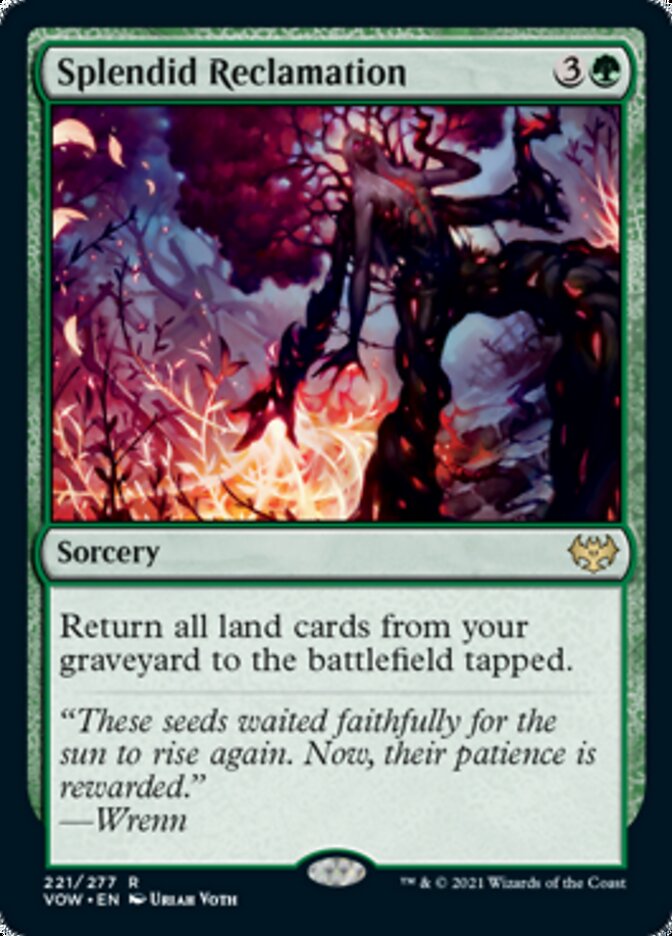 Splendid Reclamation [Innistrad: Crimson Vow] | Golgari Games