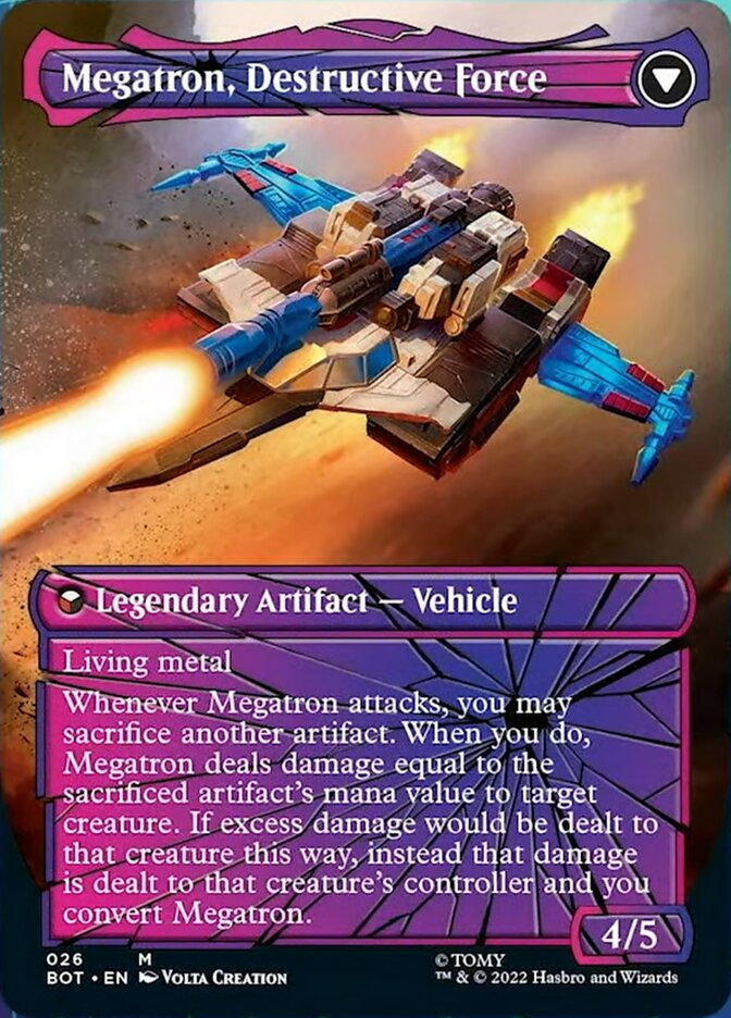 Megatron, Tyrant // Megatron, Destructive Force (Shattered Glass) [Transformers] | Local Legends