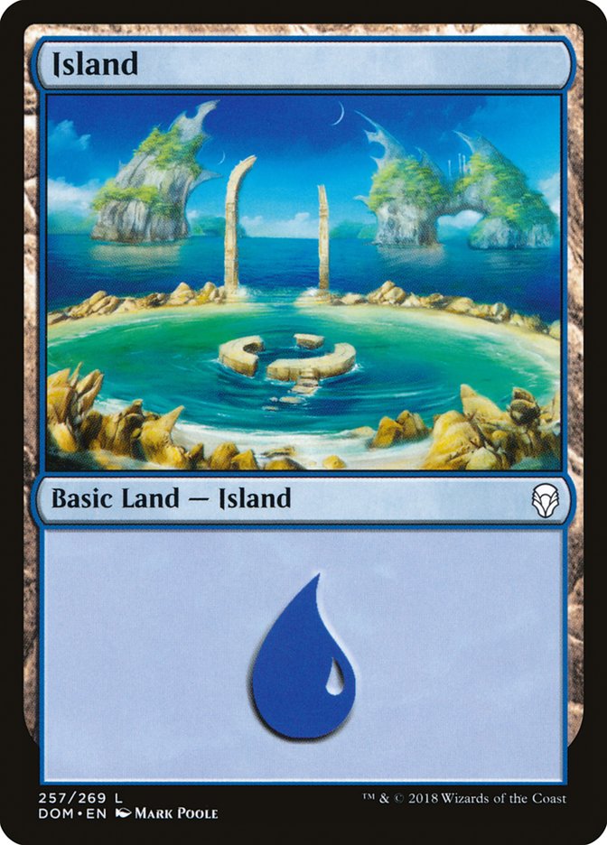 Island (257) [Dominaria] | Golgari Games