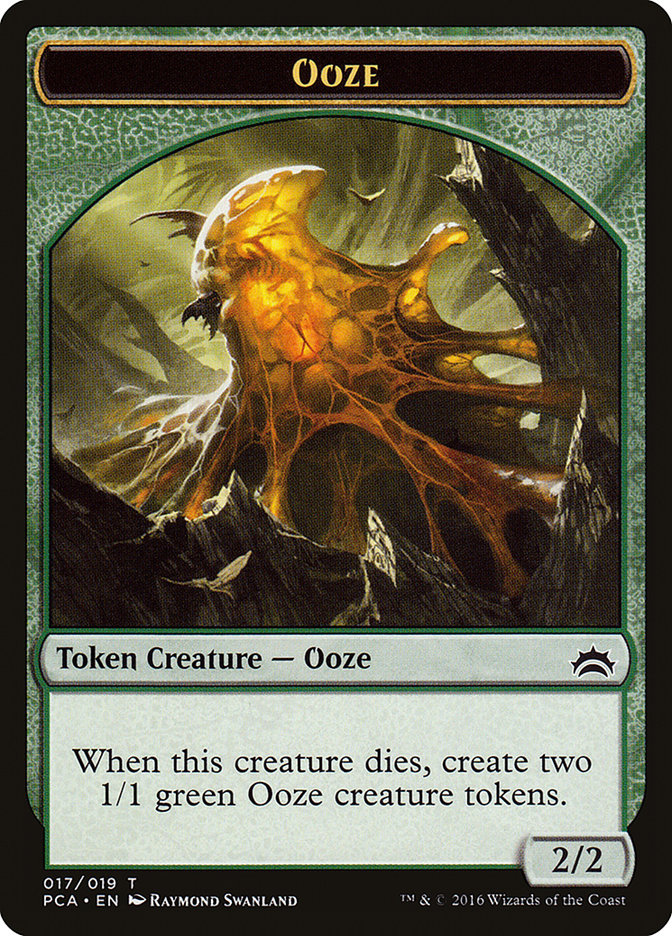 Ooze (016) // Ooze (017) Double-sided Token [Planechase Anthology Tokens] | Golgari Games