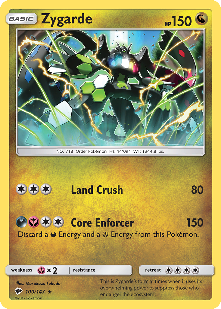 Zygarde (100/147) [Sun & Moon: Burning Shadows] | Golgari Games