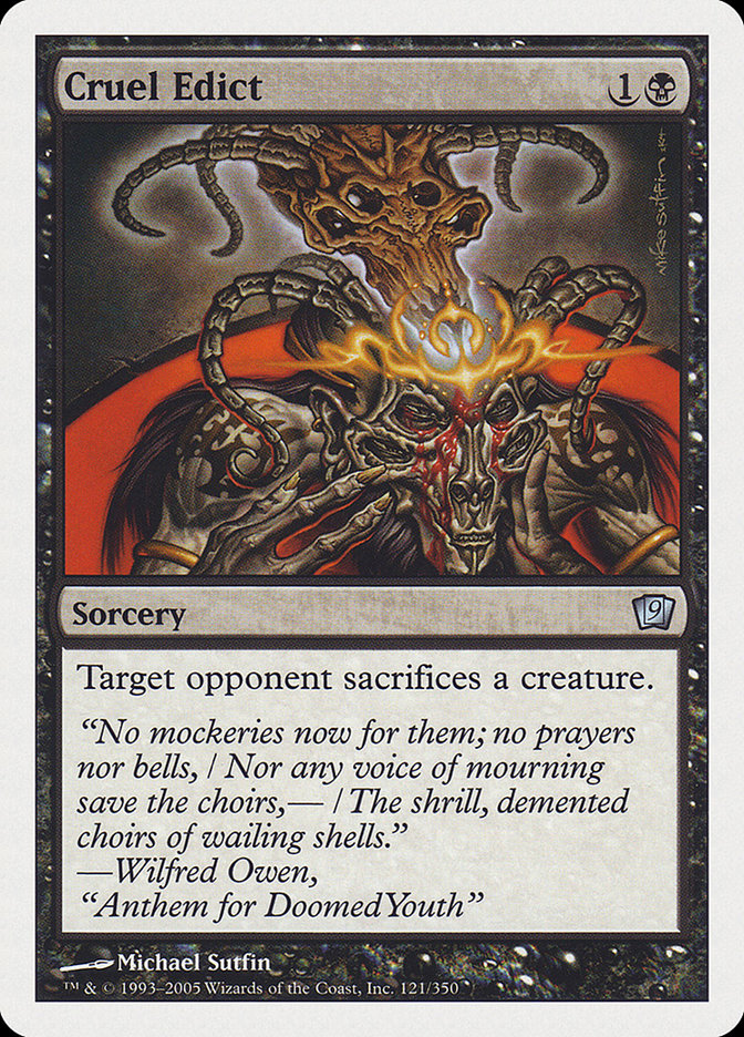 Cruel Edict [Ninth Edition] | Local Legends