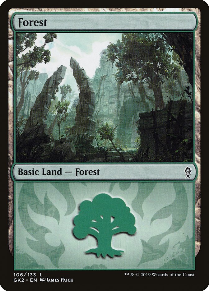 Forest (106) [Ravnica Allegiance Guild Kit] | Local Legends