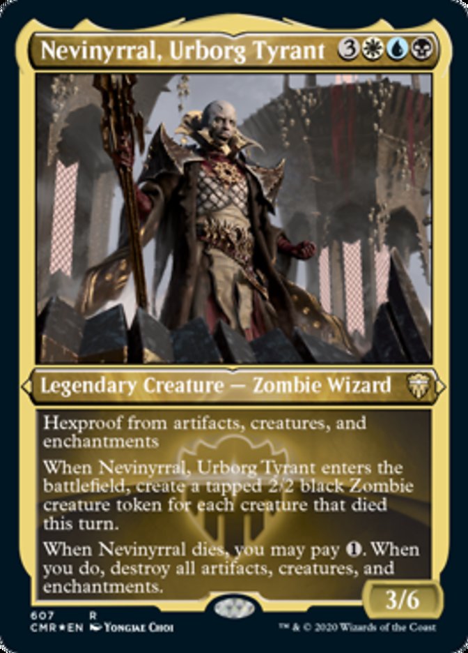 Nevinyrral, Urborg Tyrant (Etched) [Commander Legends] | Local Legends