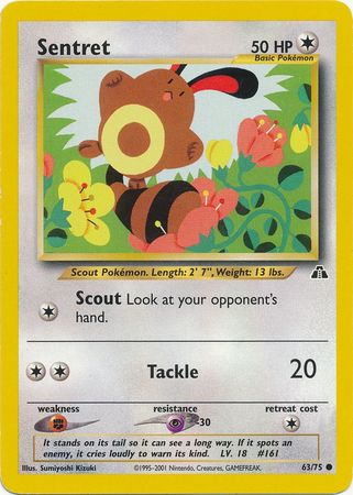 Sentret (63/75) [Neo Discovery Unlimited] | Golgari Games