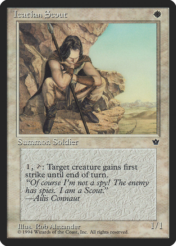 Icatian Scout (Rob Alexander) [Fallen Empires] | Local Legends