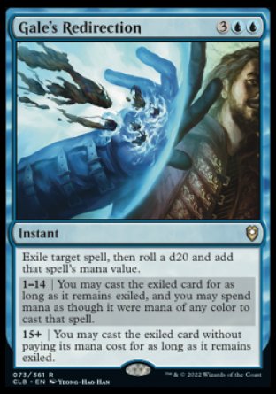 Gale's Redirection [Commander Legends: Battle for Baldur's Gate] | Local Legends