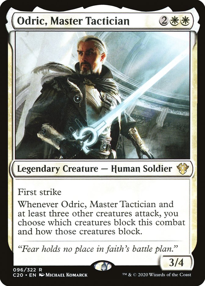 Odric, Master Tactician [Commander 2020] | Local Legends
