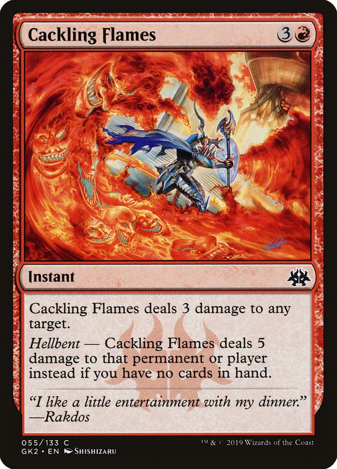 Cackling Flames [Ravnica Allegiance Guild Kit] | Local Legends