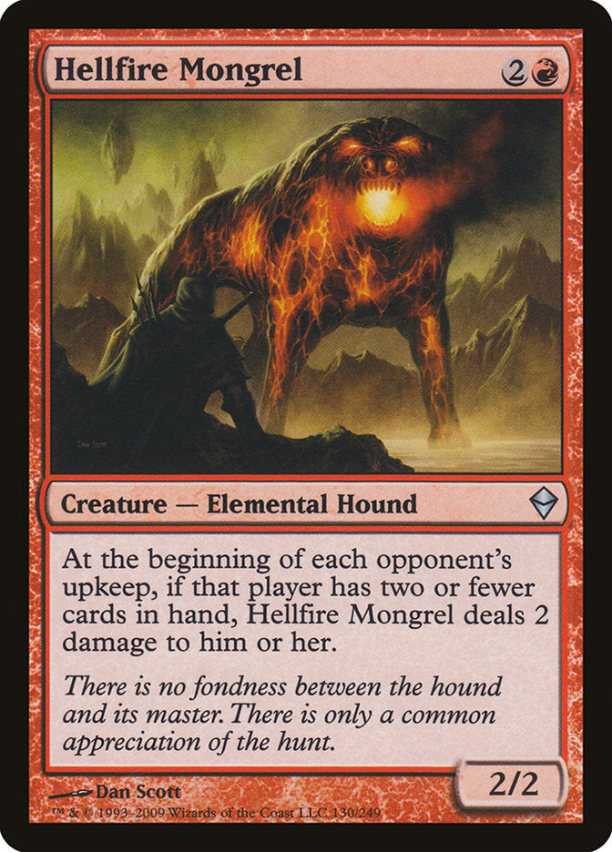 Hellfire Mongrel [Zendikar] | Local Legends