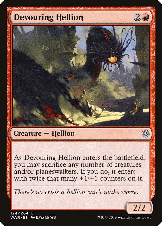 Devouring Hellion [War of the Spark] | Golgari Games