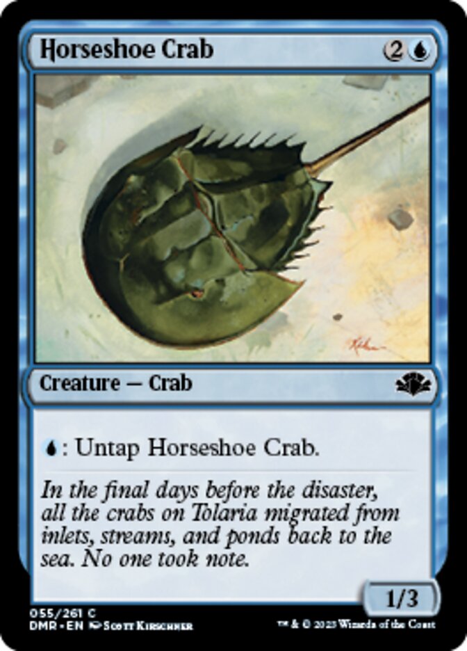 Horseshoe Crab [Dominaria Remastered] | Local Legends
