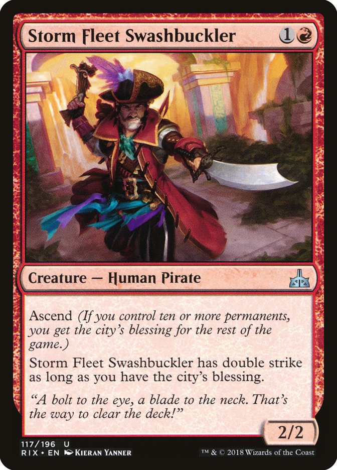Storm Fleet Swashbuckler [Rivals of Ixalan] | Local Legends