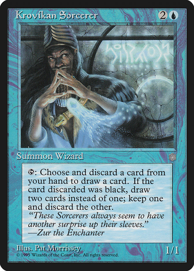 Krovikan Sorcerer [Ice Age] | Local Legends