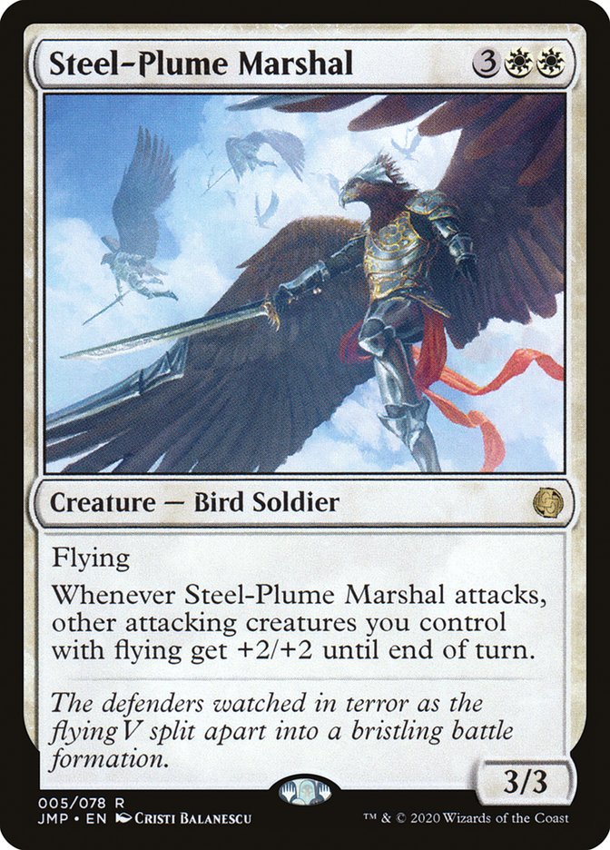 Steel-Plume Marshal [Jumpstart] | Local Legends
