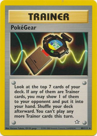 PokeGear (88/111) [Neo Genesis Unlimited] | Golgari Games