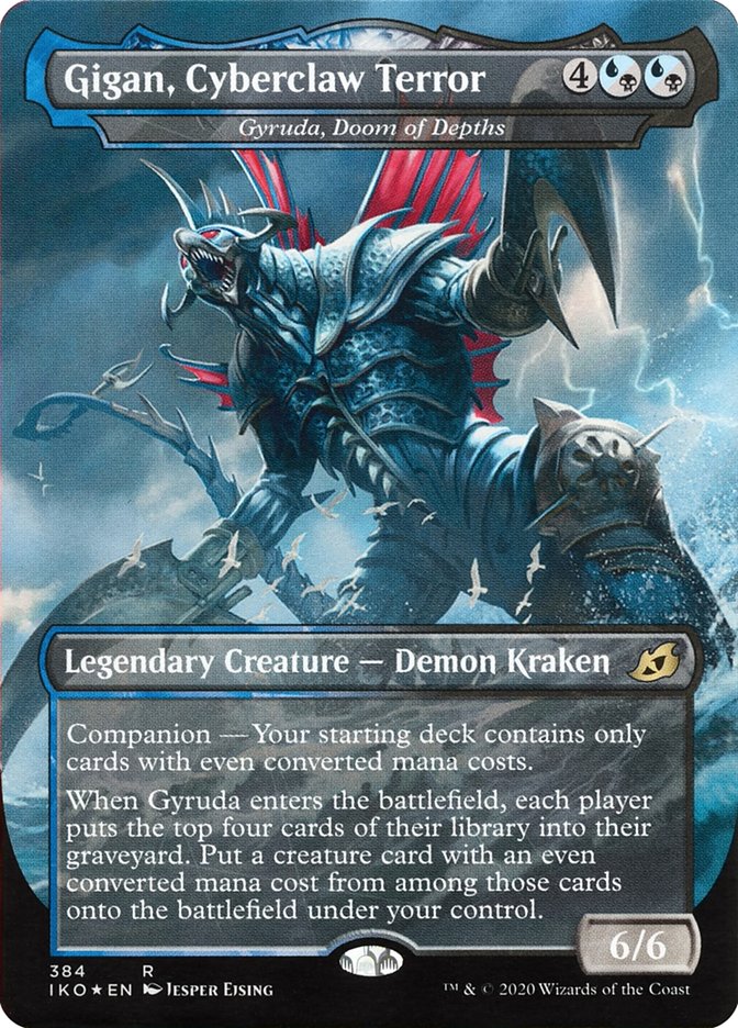 Gyruda, Doom of Depths - Gigan, Cyberclaw Terror (Godzilla Series) [Ikoria: Lair of Behemoths] | Local Legends