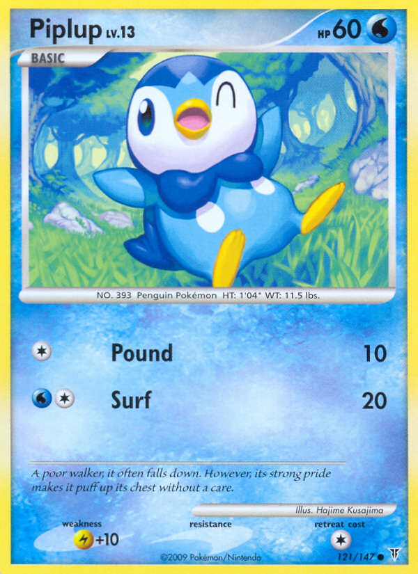 Piplup (121/147) [Platinum: Supreme Victors] | Golgari Games