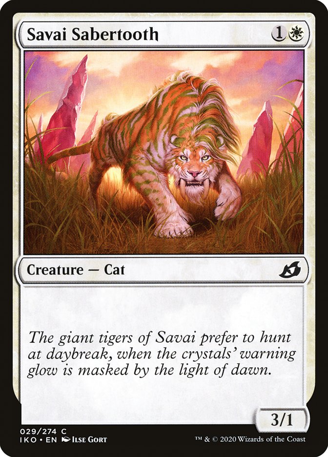 Savai Sabertooth [Ikoria: Lair of Behemoths] | Golgari Games