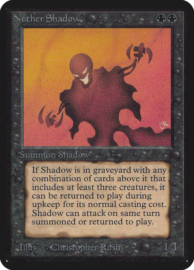 Nether Shadow [Alpha Edition] | Golgari Games