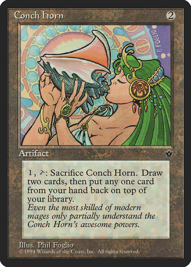 Conch Horn [Fallen Empires] | Golgari Games