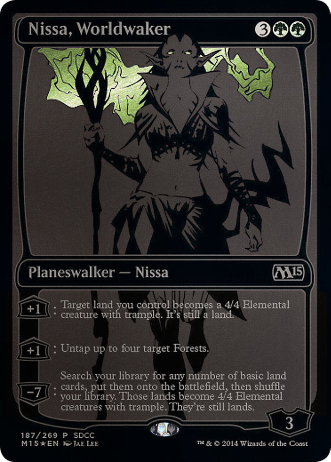 Nissa, Worldwaker [San Diego Comic-Con 2014] | Golgari Games